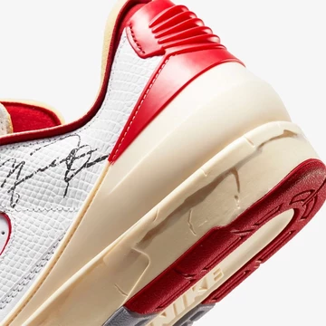 Off White x Nike Air Jordan 2 White Red