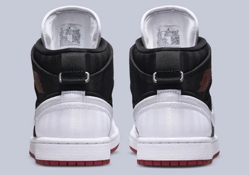 Jordan 1 Mid Utility Black White