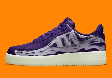Nike Air Force 1 Purple Skeleton