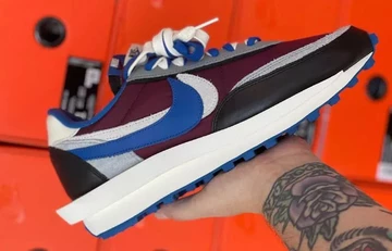 Undercover x Sacai x Nike Waffle Maroon