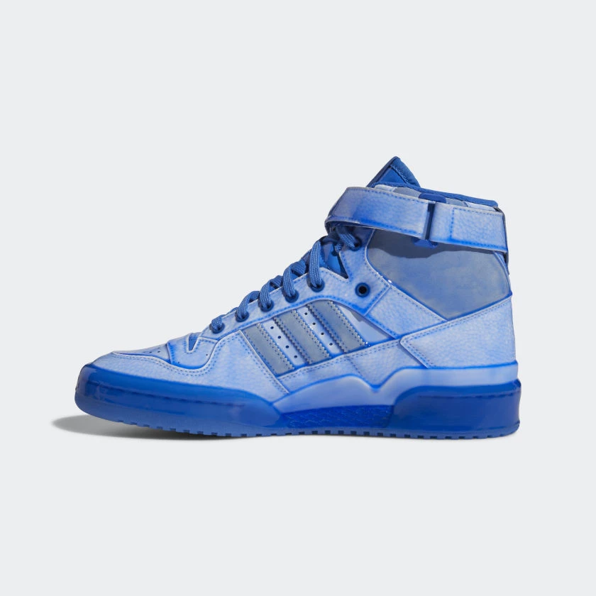 Adidas shoes high tops blue top