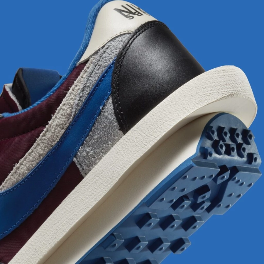 Undercover x Sacai x Nike Waffle Maroon and Team Royal DJ4877-600