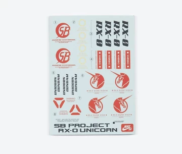 Gundam x Nike SB Dunk High Banshee