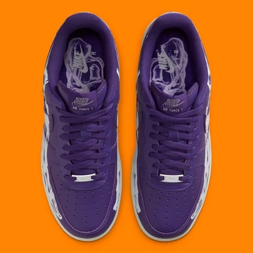 Nike Air Force 1 Purple Skeleton