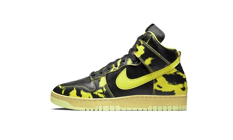 Nike Dunk High Acid Wash Yellow