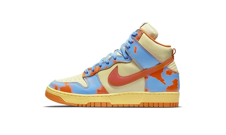 Nike Dunk High Acid Wash Orange