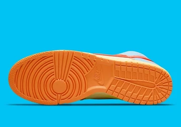 Nike Dunk High Acid Wash Orange