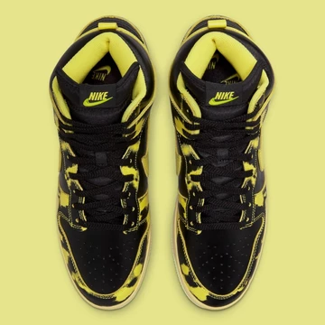 Nike Dunk High Acid Wash Yellow