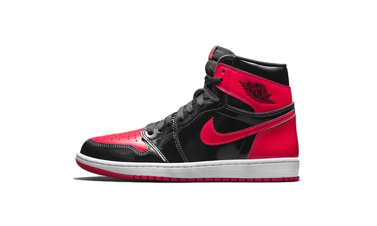 Jordan 1 High Patent Bred 555088 063 Dead Stock