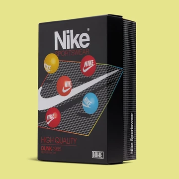 Nike Dunk High Acid Wash Yellow