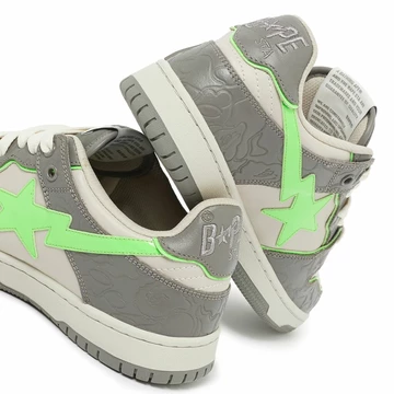 A Bathing Ape Bape Sk8 Sta Green Grey
