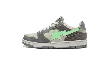 A Bathing Ape Bape Sk8 Sta Green Grey