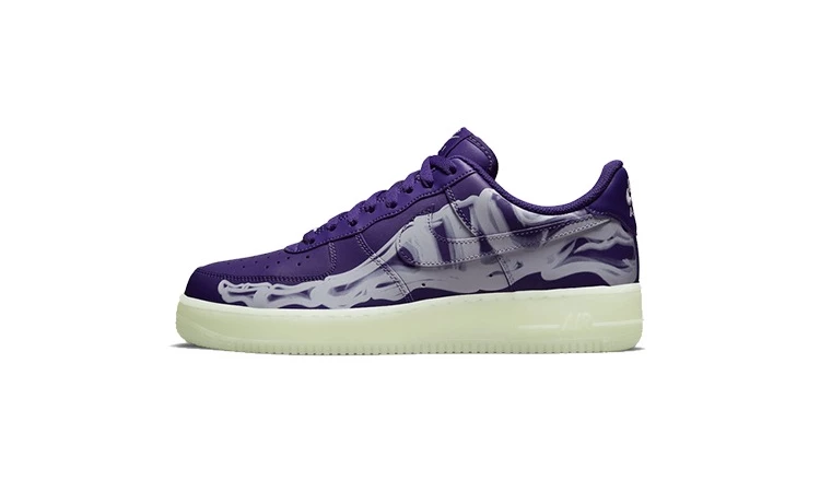 Air Force 1 Purple Skeleton