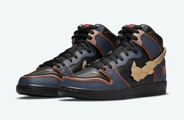 Gundam x Nike SB Dunk High Banshee