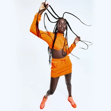 Jeremy Scott x adidas Forum Hi Orange