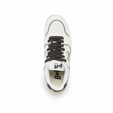 A Bathing Ape Bape Sk8 Sta White Silver