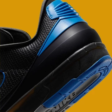 Off White x Nike Air Jordan 2 Black Blue