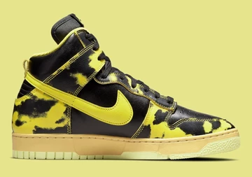 Nike Dunk High Acid Wash Yellow