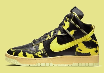 Nike Dunk High Acid Wash Yellow