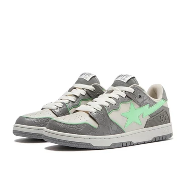 A Bathing Ape Bape Sk8 Sta Green Grey