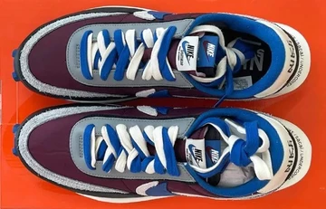 Undercover x Sacai x Nike Waffle Maroon