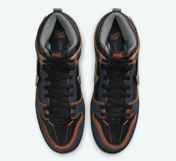 Gundam x Nike SB Dunk High Banshee