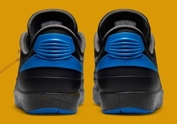 Off White x Nike Air Jordan 2 Black Blue