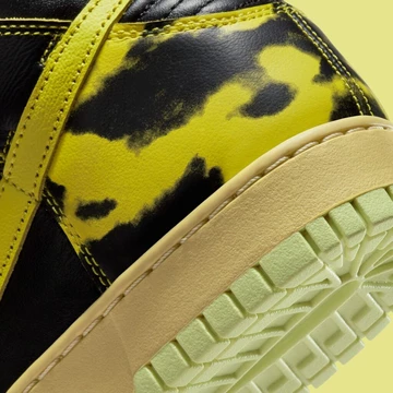 Nike Dunk High Acid Wash Yellow