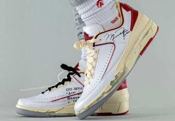 Off White x Nike Air Jordan 2 White Red