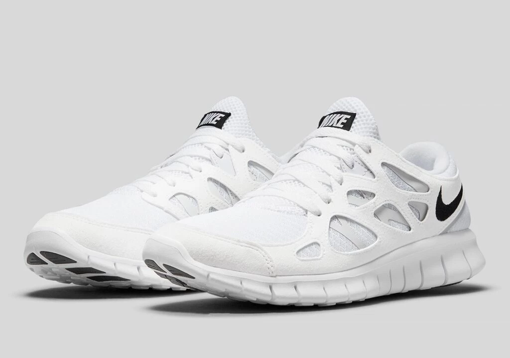 Nike free all white best sale