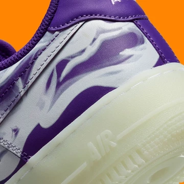 Nike Air Force 1 Purple Skeleton