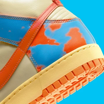Nike Dunk High Acid Wash Orange