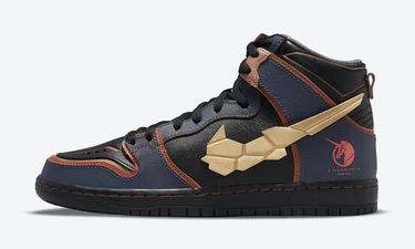 Gundam x Nike SB Dunk High Banshee