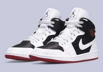 Jordan 1 Mid Utility Black White