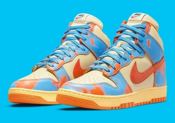 Nike Dunk High Acid Wash Blue