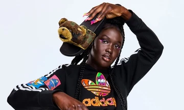 Jeremy Scott x adidas adilette Teddy Camo