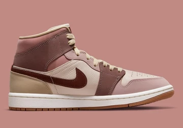 Jordan 1 Mid Dark Pony Smoky Mauve