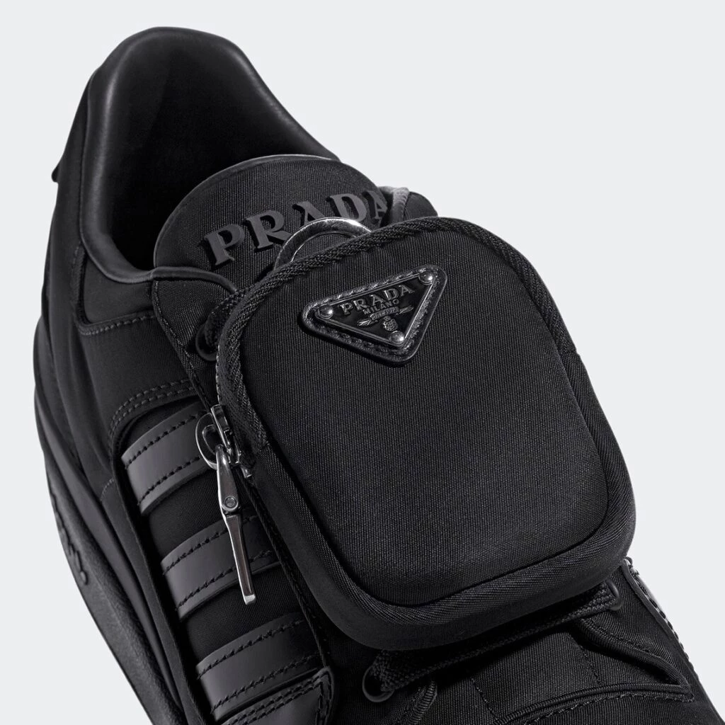 Prada adidas Forum Low Triple Black GY7043 | Dead Stock