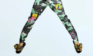 Jeremy Scott x adidas adilette Teddy Camo