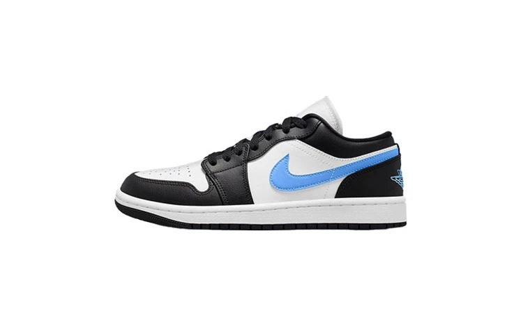 Jordan 1 Low Black University Blue DC0774 041 Dead Stock