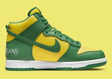 Supreme x Nike SB Dunk High Brazil By Any Means