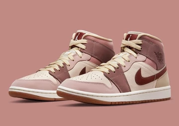 Jordan 1 Mid Dark Pony Smoky Mauve