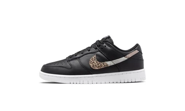 Nike Dunk Low Black Animal Swoosh