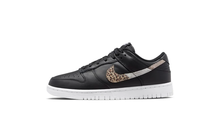 Nike Dunk Low Black Animal Swoosh