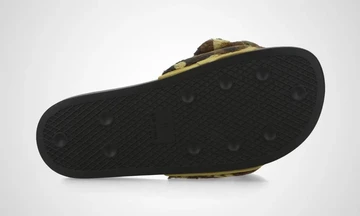 Jeremy Scott x adidas adilette Teddy Camo