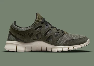 Nike Free Run 2 Olive Green