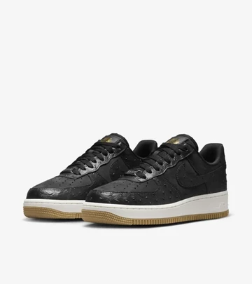 Air Force 1 LX Black Ostrich Paar