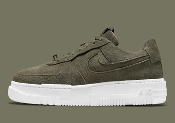 Nike Air Force 1 Pixel Green Suede