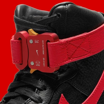 ALYX x Air Force 1 Black Red