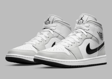 Jordan 1 Mid Light Smoke Grey